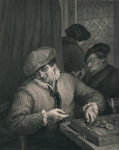 Trictrac, midden 17e eeuw, midden 19e eeuw door Johann Leonhard Appold