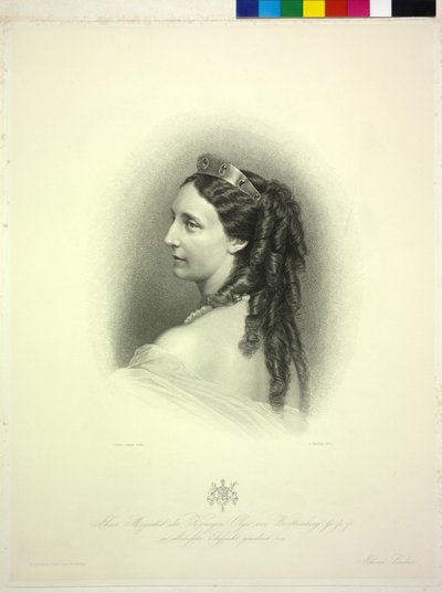 Grootvorstin Olga van Rusland door Johann Lindner