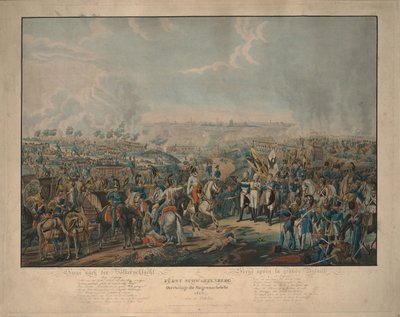 Na de Slag bij de Volkeren: Prins Schwarzenberg brengt nieuws van de overwinning op 18 oktober 1813 door Johann Lorenz Rugendas the Younger