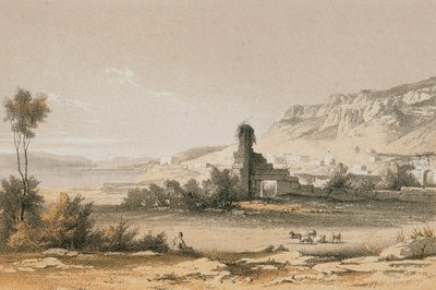 Magdala (Majdal Shams). Ets door Bernatz et alii - Steinkopk J.F. Editore door Johann Martin Bernatz