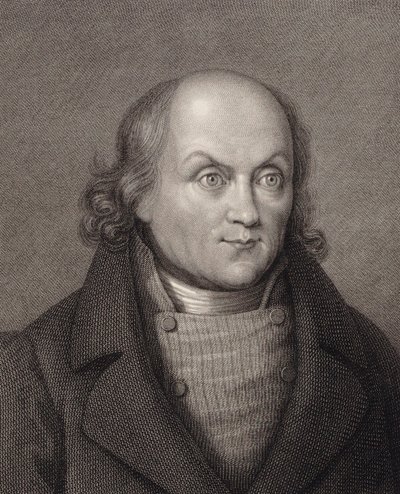 Portret van Hans Georg Nägeli 1773-1836 door Johann Martin Esslinger