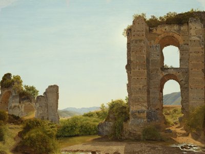 Ruïne nabij Rome door Johann Martin von Rohden