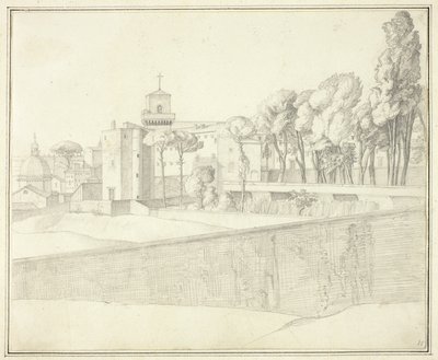 San Pietro in Vincoli, Rome door Johann Martin von Rohden