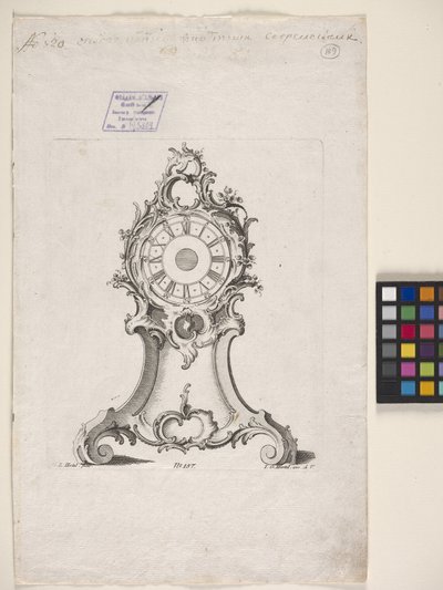 Klok door Johann Michael Hoppenhaupt