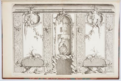 Ontwerp voor een Scherm door Johann Michael Hoppenhaupt II
