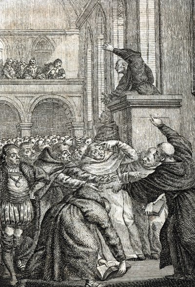Universiteit van Praag opgericht in 1348 gravure door Johann Michael Mettenleiter (1765-1853) 1800 door Johann Michael Mettenleiter