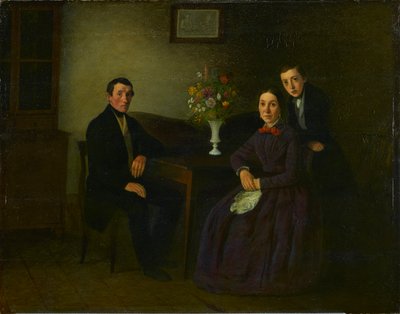 Familie Musch door Johann Michael Neder