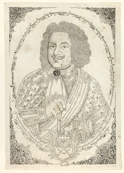 Johann Georg III, keurvorst van Saksen door Johann Michael Puchler
