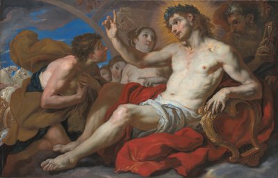Apollo Geeft Phaeton Toestemming om de Zonnewagen te Besturen, 1690-95 door Johann Michael Rottmayr