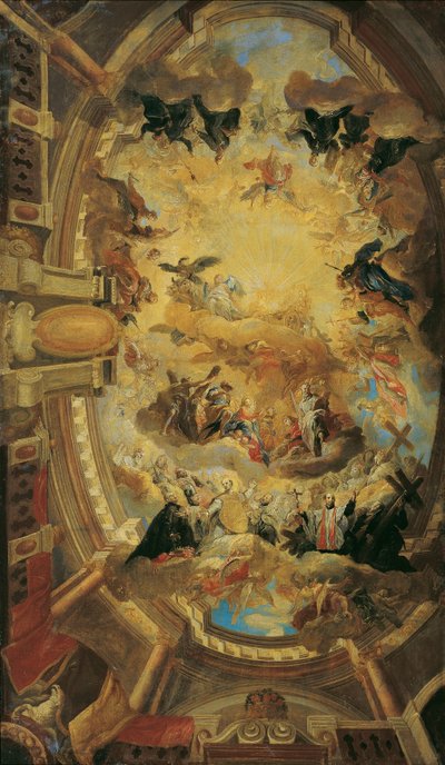 Verheerlijking van de naam Jezus door Johann Michael Rottmayr