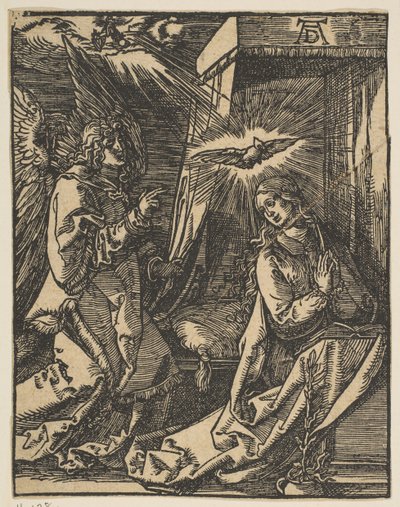 De Aankondiging, uit de Kleine Passie, kopie door Johann Mommard