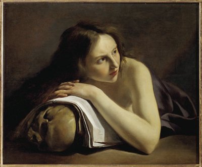 Maria Magdalena boetvaardig (schilderij op doek) door Johann Moreelse