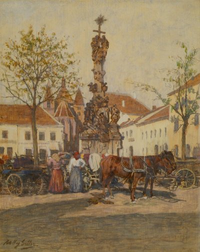 Kasteel Harrow door Johann Nepomuk Geller