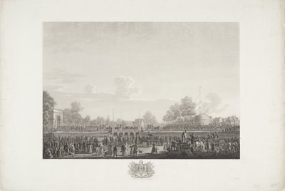 Aankomst van koning Willem I te Brussel, 1815 door Johann Nepomuk Gibèle