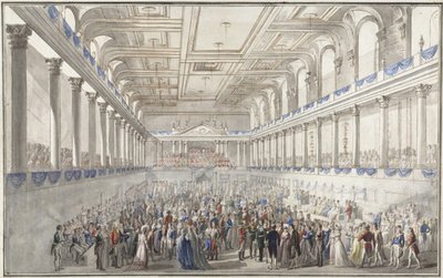 Redoute paré tijdens het Congres van Wenen op 9 oktober 1814, ca. 1815 door Johann Nepomuk Hoechle