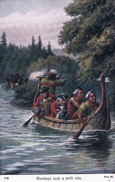 Hawkeye nam snel een doel door Johann Nepomuk Schonberg