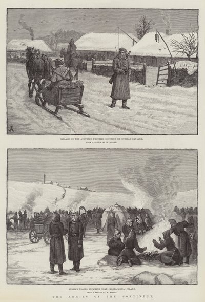 De legers van het continent door Johann Nepomuk Schonberg