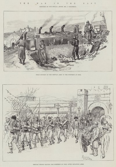 De Oorlog in het Oosten door Johann Nepomuk Schonberg