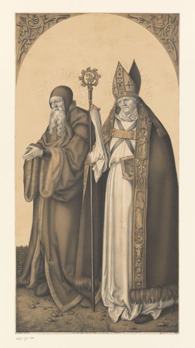 Heilige Simon en Lazarus door Johann Nepomuk Strixner