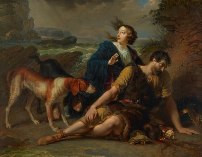 Arindal en Daura door Johann Peter Krafft