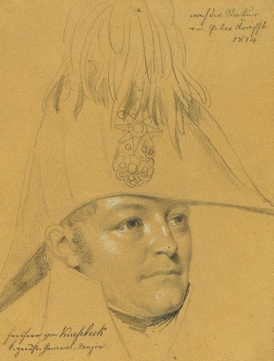 Freiherr von Knesebeck door Johann Peter Krafft