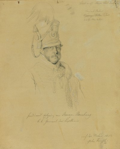 Friedrich erfprins van Hessen-Homburg door Johann Peter Krafft