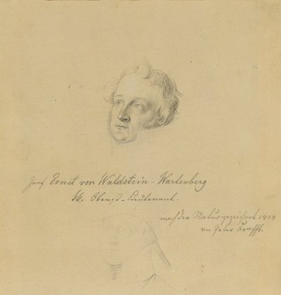 Graaf Ernst von Waldstein-Wartenberg door Johann Peter Krafft