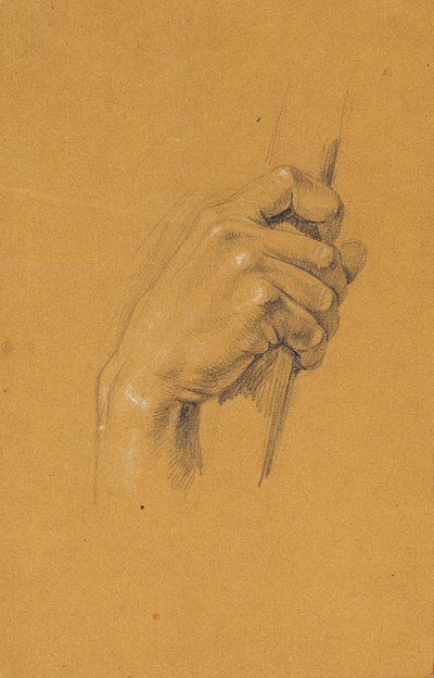 Handstudie voor "Ossian en Malvina" door Johann Peter Krafft