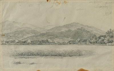 Landschap voor 