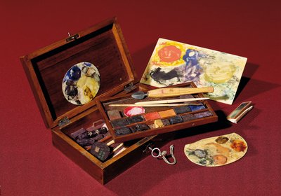 Verfdoos door Johann Peter Krafft