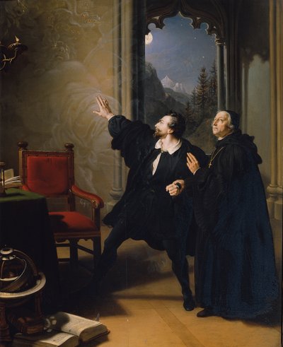 Manfreds stervensuur door Johann Peter Krafft