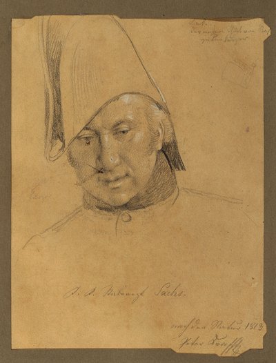 Stabsarts Sachs door Johann Peter Krafft
