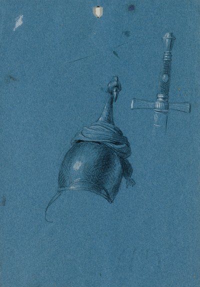 Studie van een Helm door Johann Peter Krafft