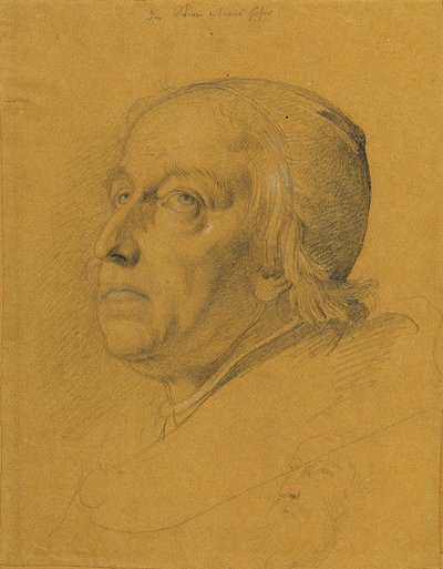 Studie voor "Manfreds Stervensuur" door Johann Peter Krafft