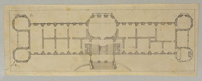Studie voor het Bovenste Belvedere door Johann Peter Krafft