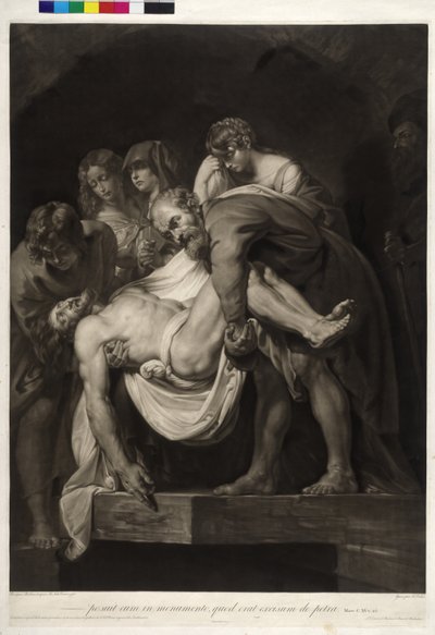Begrafenis van Christus door Johann Peter Pichler