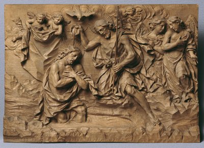 Doop van Christus door Johann Peter Schwanthaler der Ältere