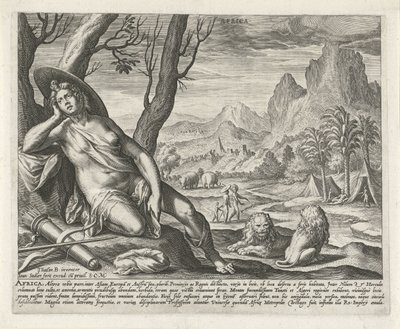 Afrika door Johann Sadeler (I)