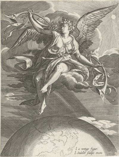 Allegorie van de Faam door Johann Sadeler (I)