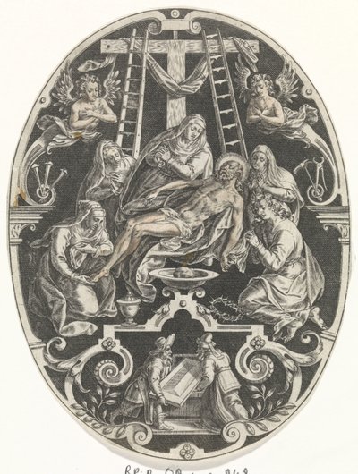 Bewening van Christus door Johann Sadeler (I)