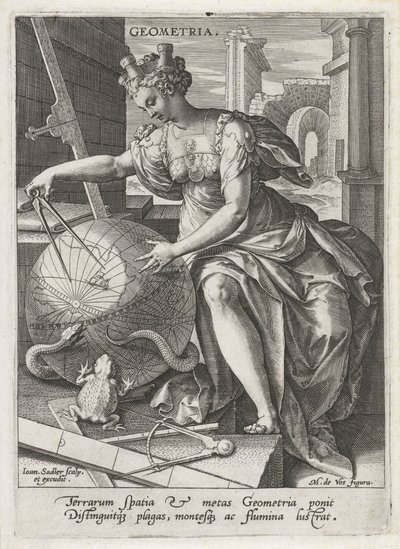 Geometrie door Johann Sadeler (I)