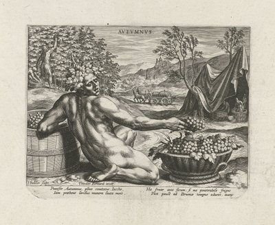 Herfst door Johann Sadeler (I)