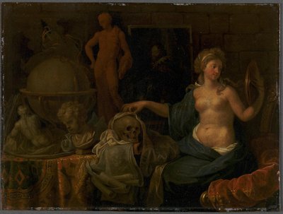 Vanitas door Johann Sigismund Ebert