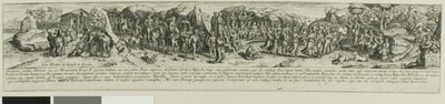 Eleazar en Rebecca door Johann Theodor de Bry