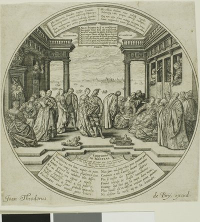 De Venetiaanse Bruiloft door Johann Theodor de Bry