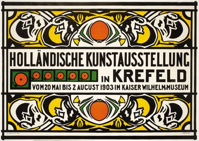 Hollandische Kunstausstellung, 1903 door Johan Thorn Prikker