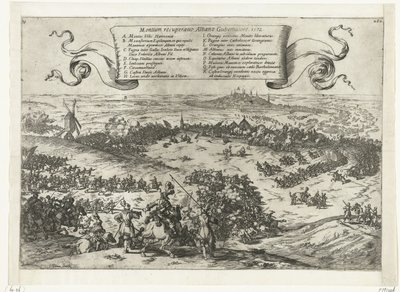 Alva belegert Bergen in Henegouwen, 1572 door Johann Wilhelm Baur