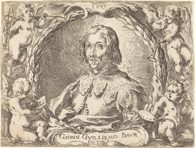 Capricci di varie battaglie Frontispice, 1635 door Johann Wilhelm Baur