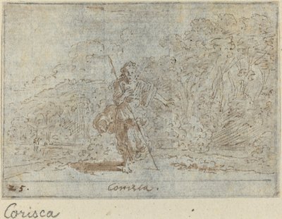 Corisca, 1640 door Johann Wilhelm Baur