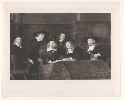 De Staalmeesters door Johann Wilhelm Kaiser (I)